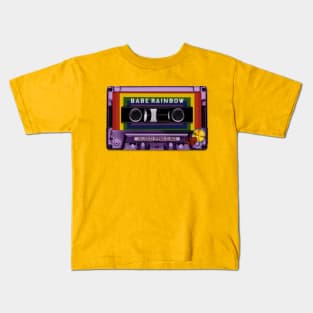 Babe Rainbow Cassette Kids T-Shirt